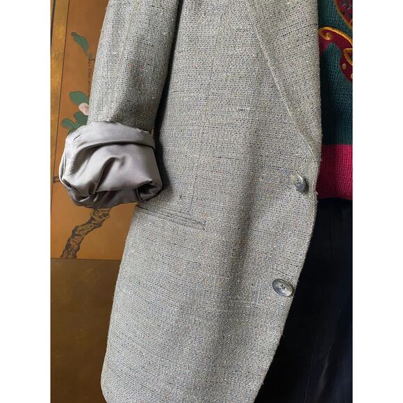 Vintage Pierre Cardin blazer in grey wool, size L - Picture 2 of 6